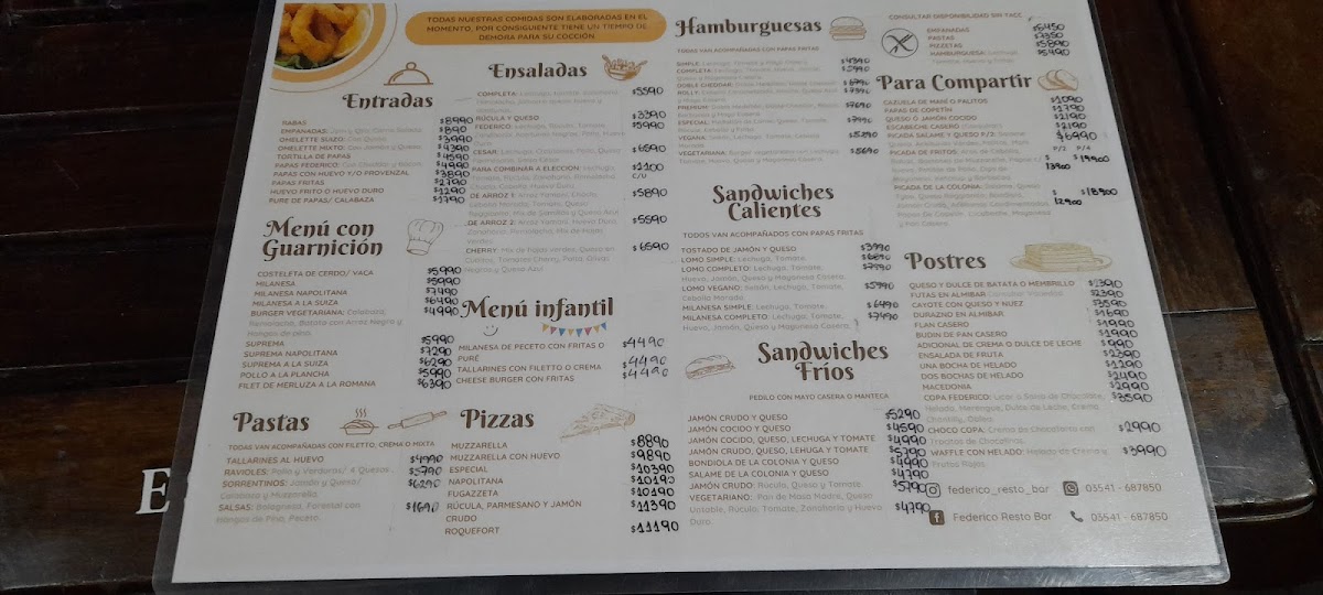 Federico Resto Bar Photo Menu 4