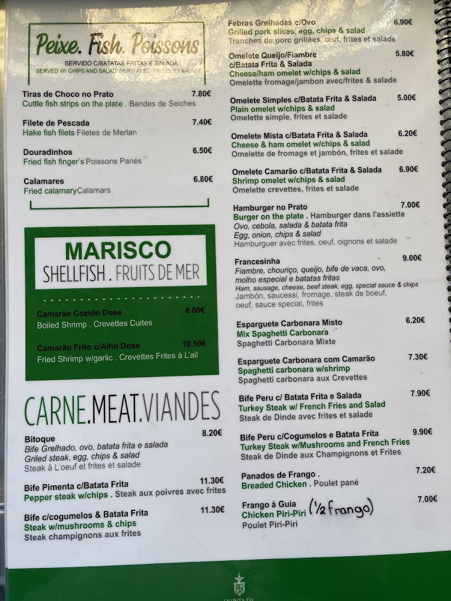 Snack Bar Guia F. C. Photo Menu 9