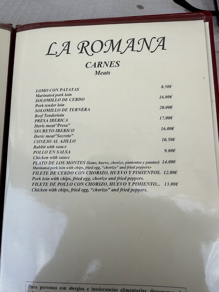 Restaurante La Romana Photo Menu 10
