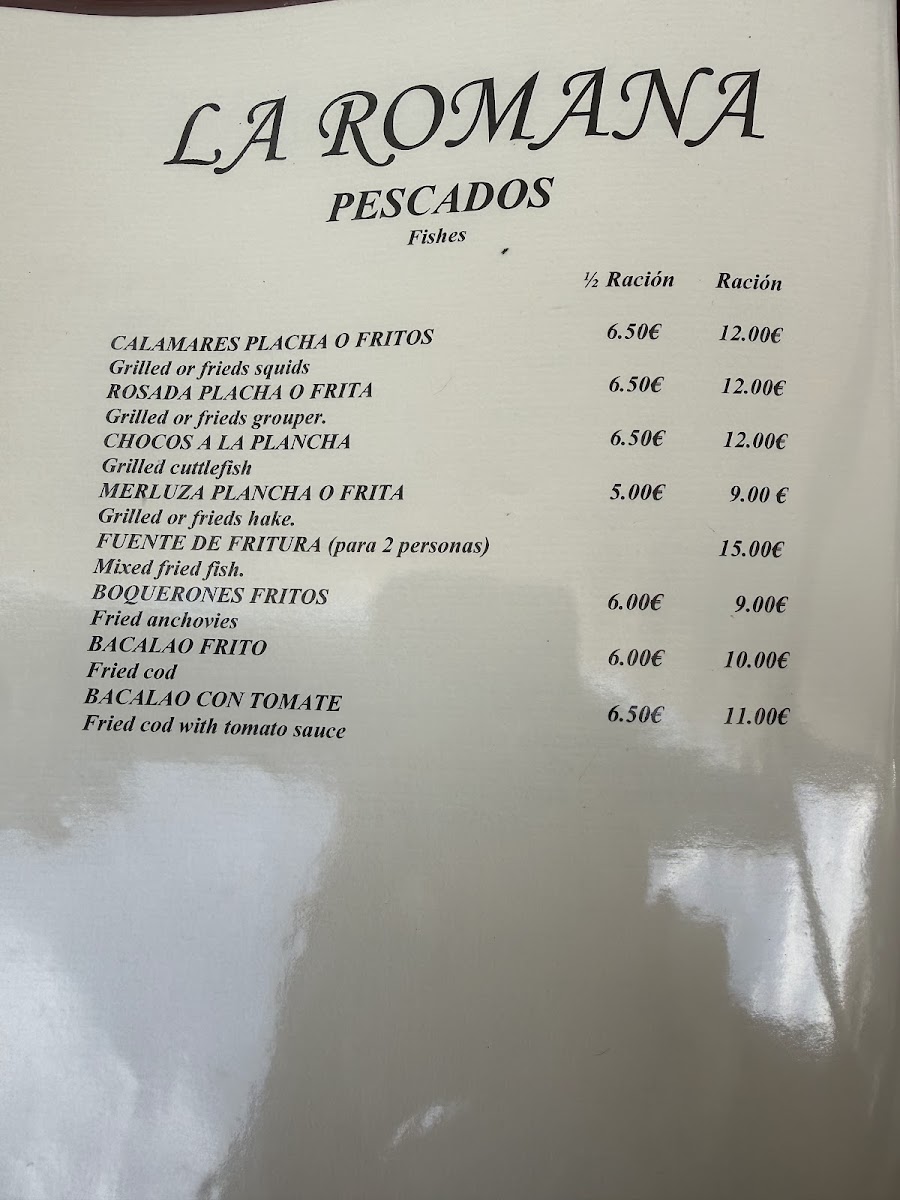 Restaurante La Romana Photo Menu 6