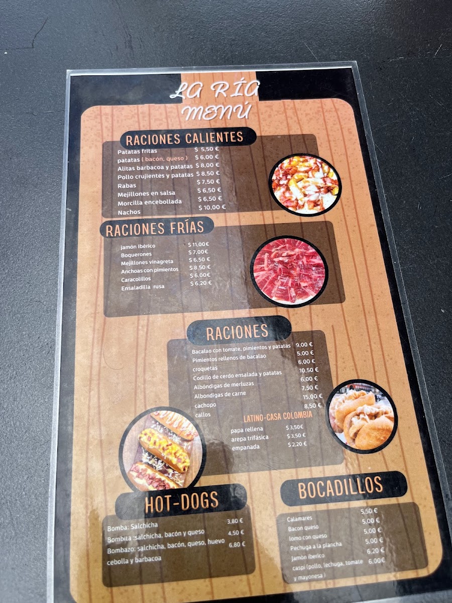 Cafe La Ria Photo Menu 3
