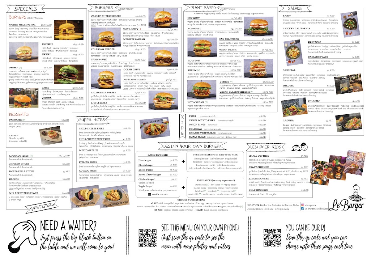 Le Burger ( Dubai ) Photo Menu 1