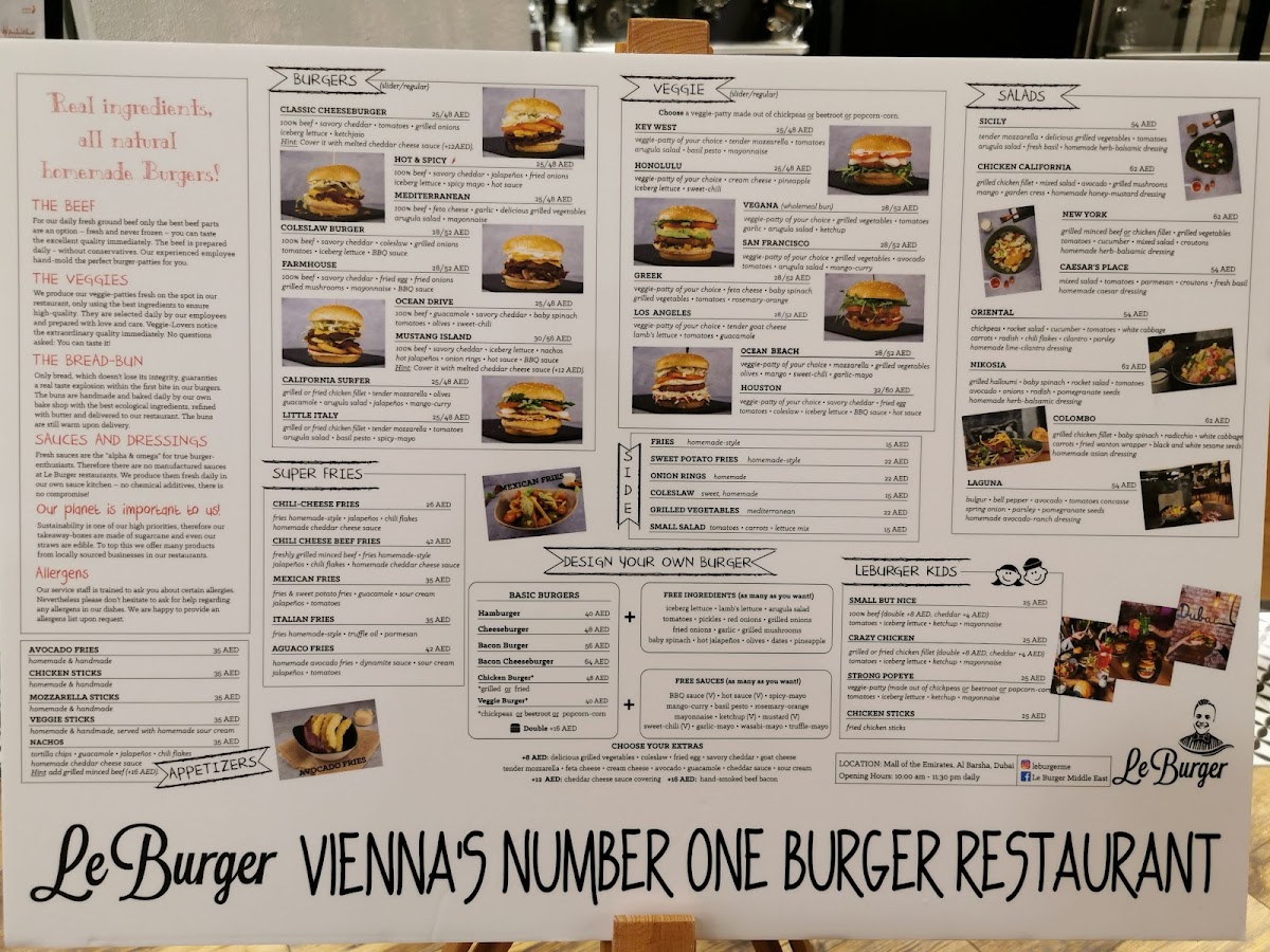 Le Burger ( Dubai ) Photo Menu 2