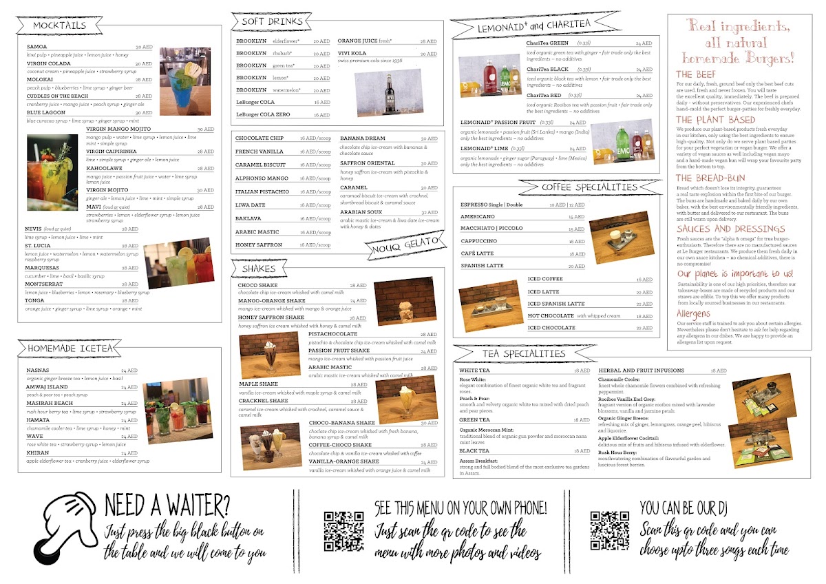 Le Burger ( Dubai ) Photo Menu 3