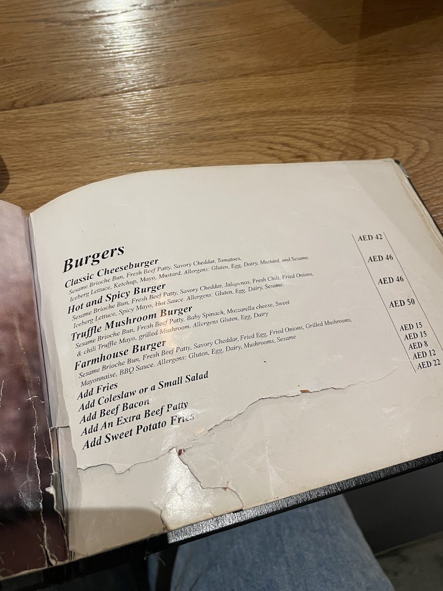 Le Burger ( Dubai ) Photo Menu 5