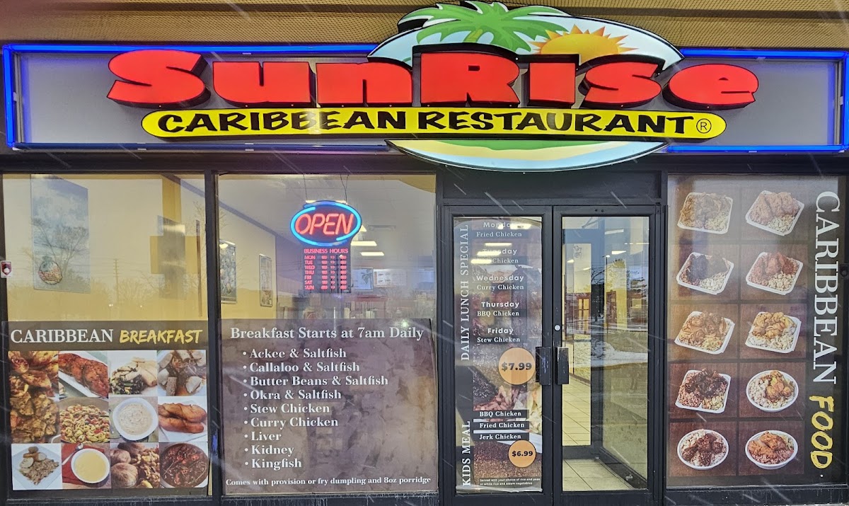 Sunrise Caribbean Restaurant Photo Menu 9