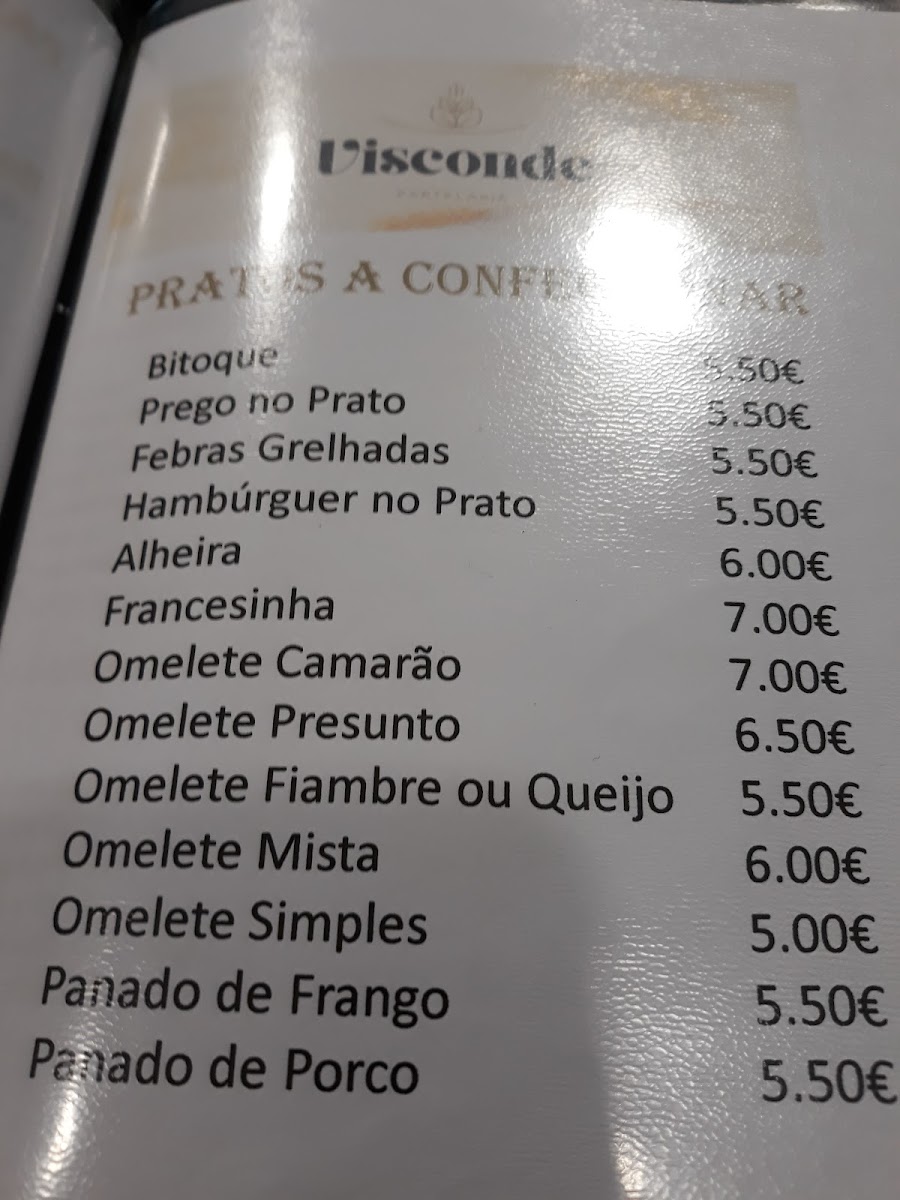 Pastelaria Visconde Photo Menu 9