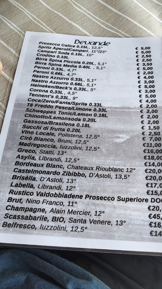 Lido La Grazia Photo Menu 4