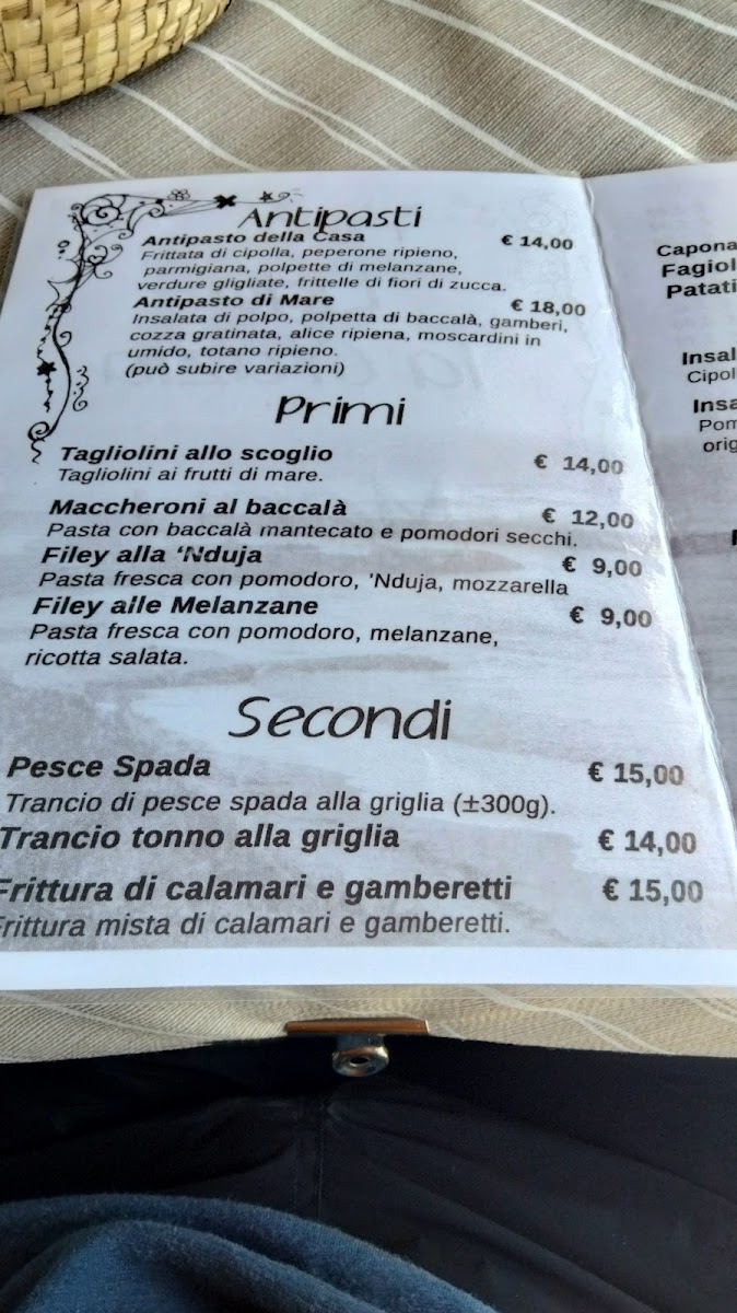 Lido La Grazia Photo Menu 6