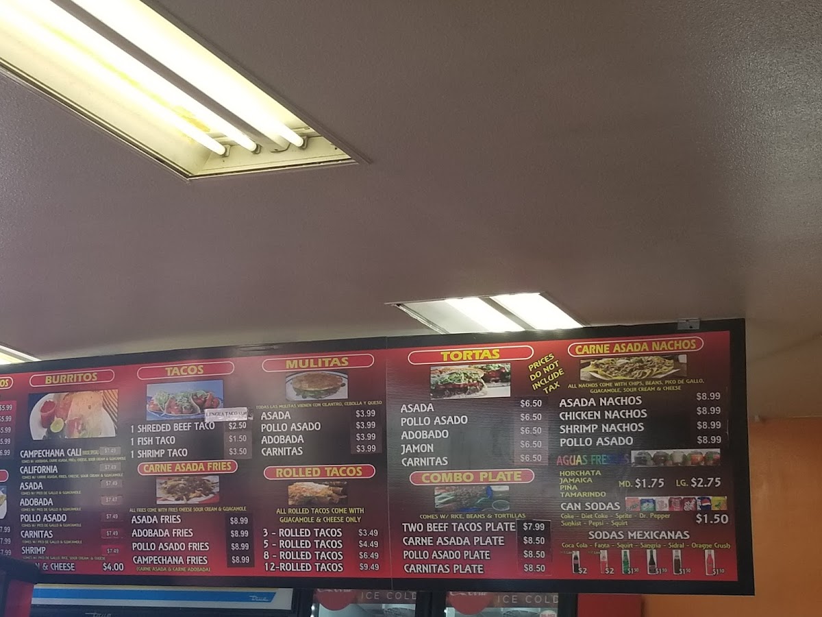 Taquería la nueva imperial Photo Menu 10
