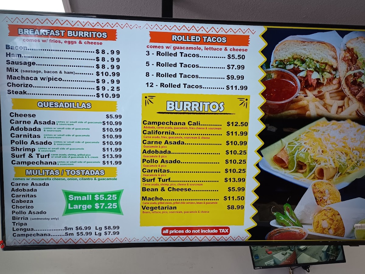 Taquería la nueva imperial Photo Menu 2