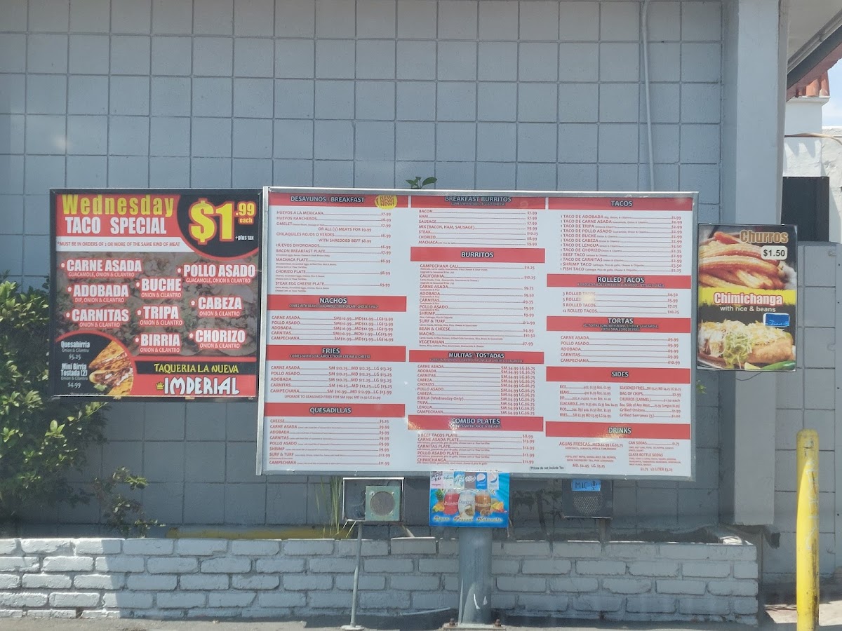 Taquería la nueva imperial Photo Menu 7