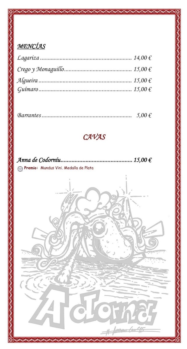 Restaurante A Dorna Photo Menu 6
