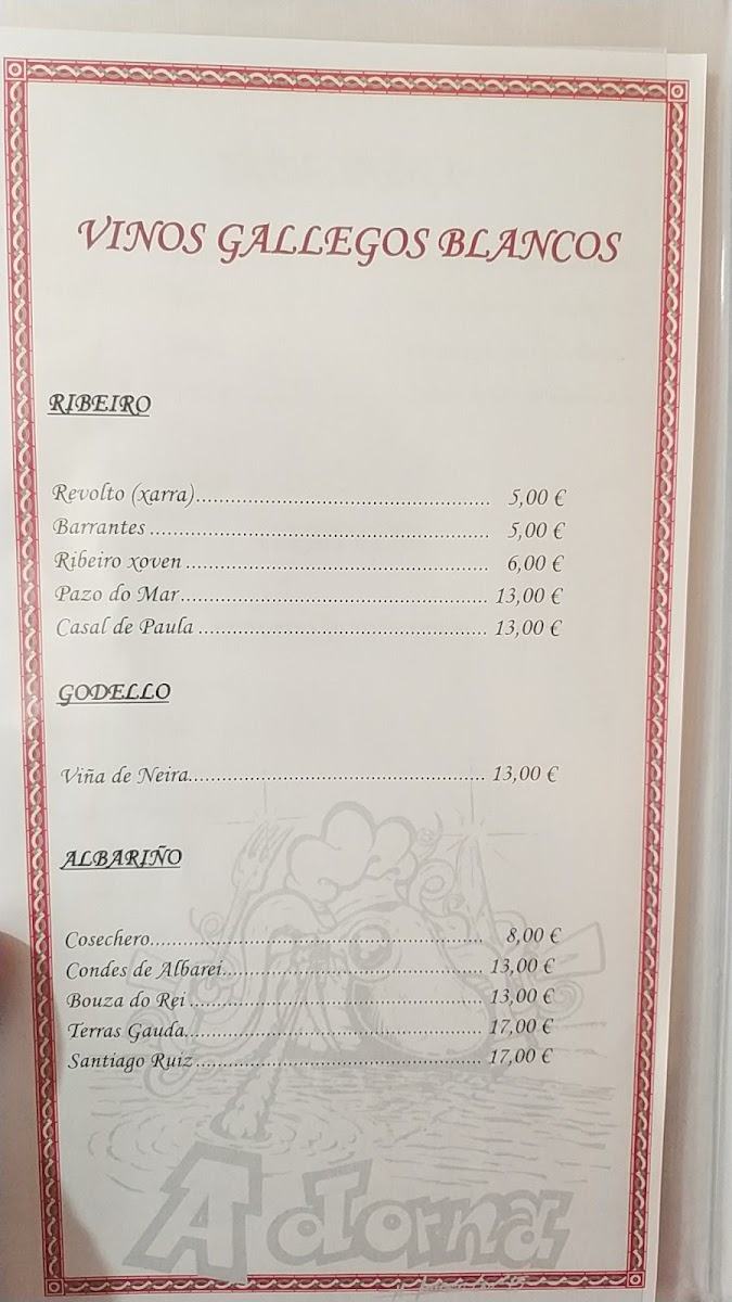 Restaurante A Dorna Photo Menu 8