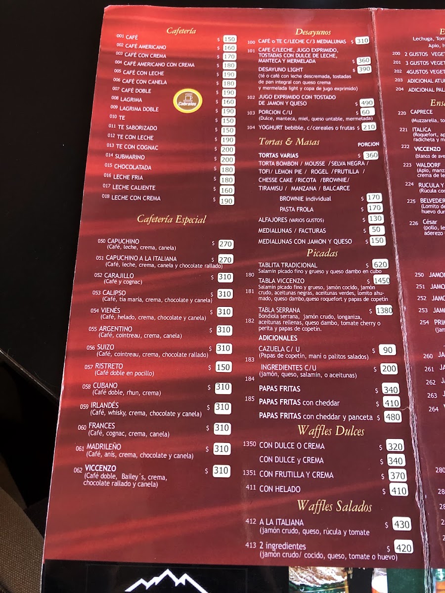 Viccenzo Resto Bar Photo Menu 3