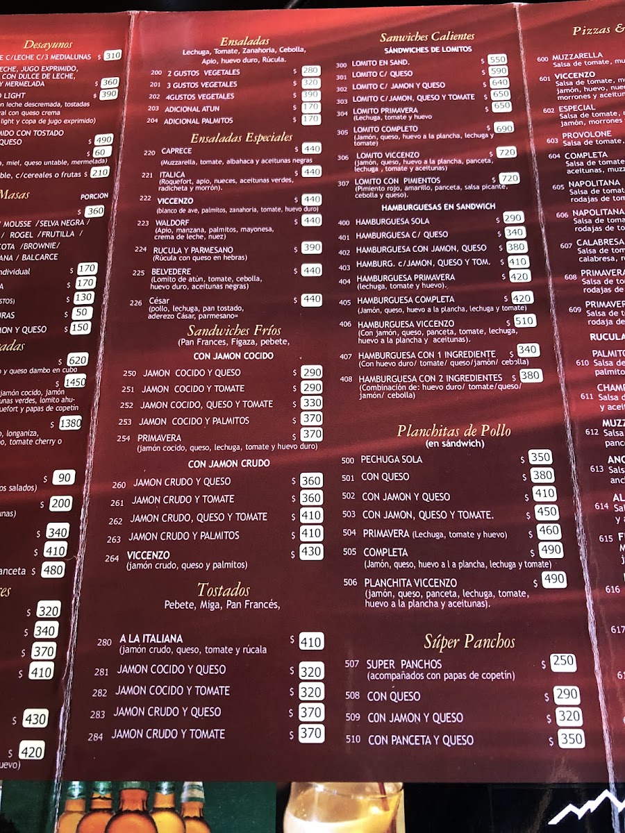 Viccenzo Resto Bar Photo Menu 4