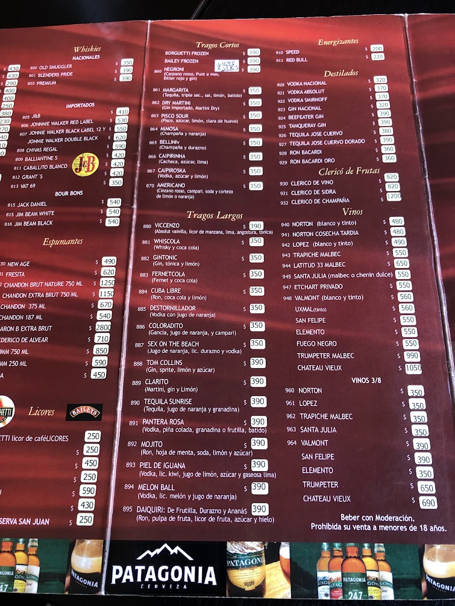 Viccenzo Resto Bar Photo Menu 5