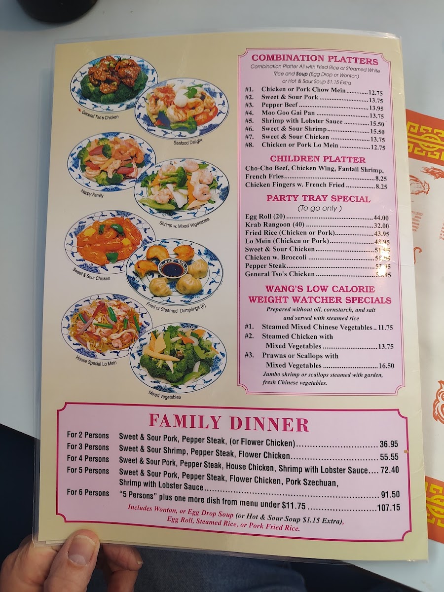 Mr. Wang's Chinese Restaurant Photo Menu 6