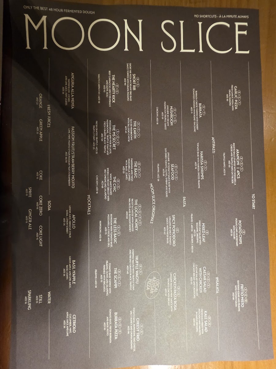 Moon Slice Pizza, Sharjah Photo Menu 1