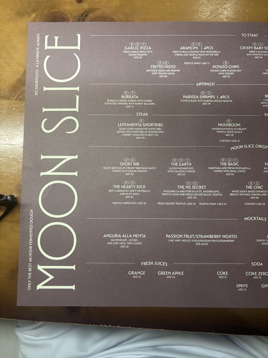 Moon Slice Pizza, Sharjah Photo Menu 2
