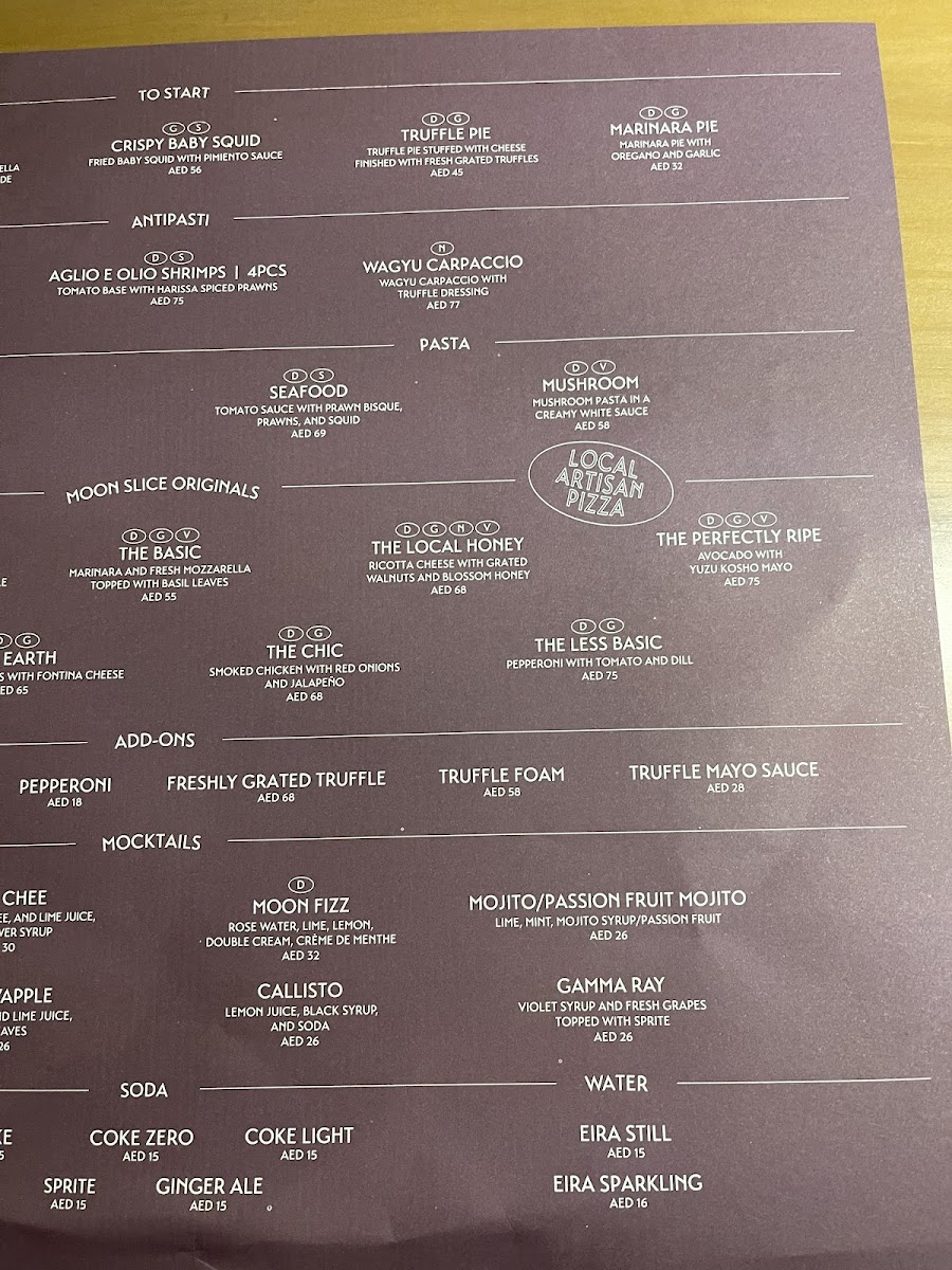 Moon Slice Pizza, Sharjah Photo Menu 4