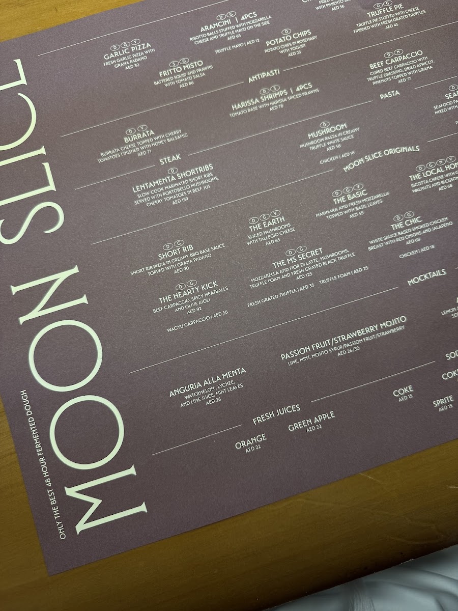 Moon Slice Pizza, Sharjah Photo Menu 7