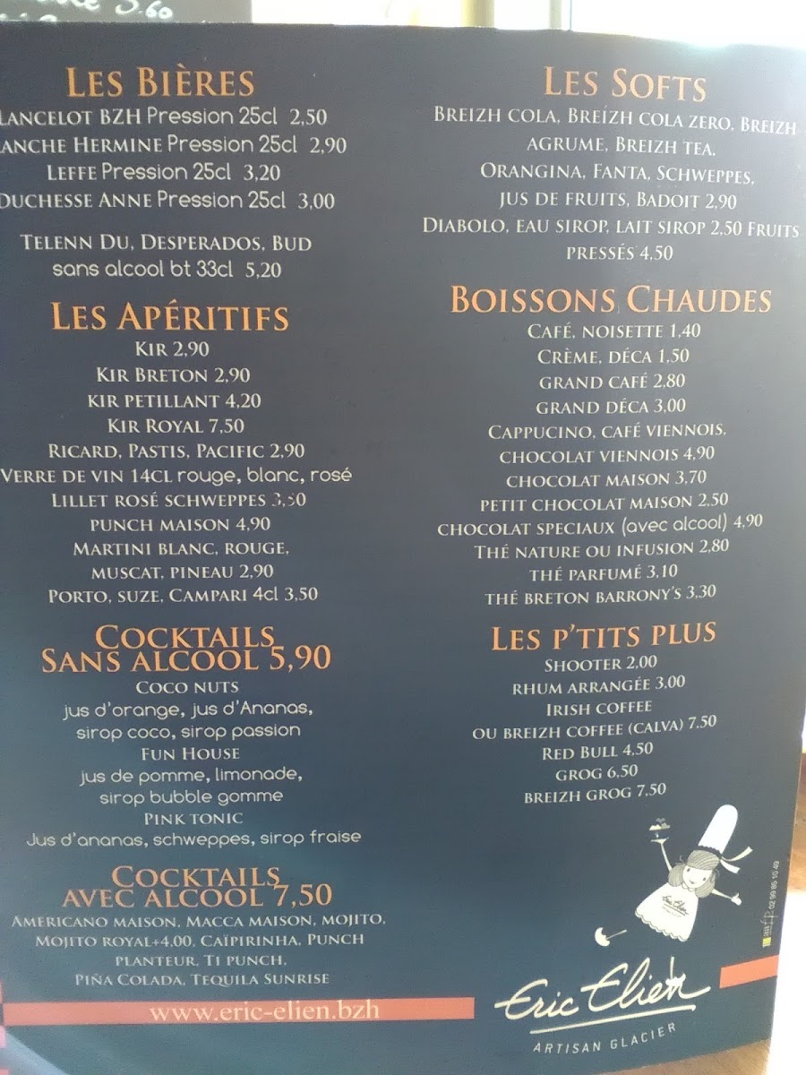 Breizh Izel - Restaurant Photo Menu 4