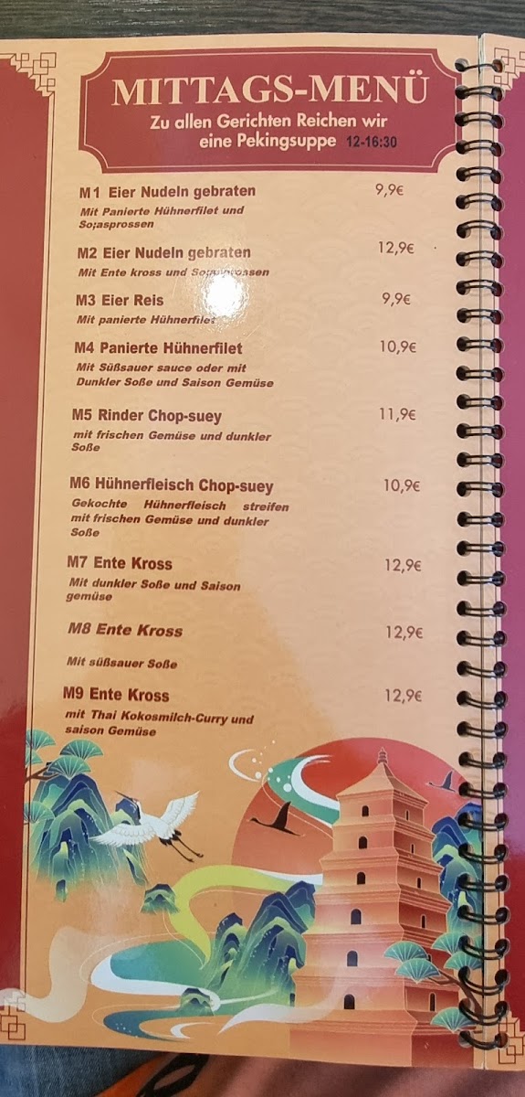 Son China-Restaurant Photo Menu 2