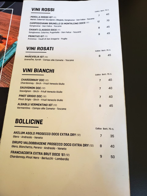 Bistrot Pattari Photo Menu 2