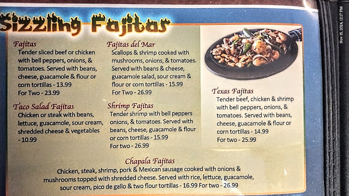 Chapala Mexican Restaurant Photo Menu 2