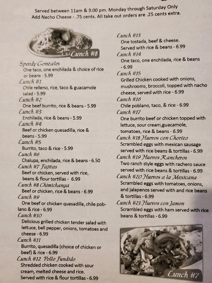 Chapala Mexican Restaurant Photo Menu 4