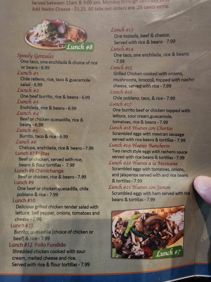 Chapala Mexican Restaurant Photo Menu 6