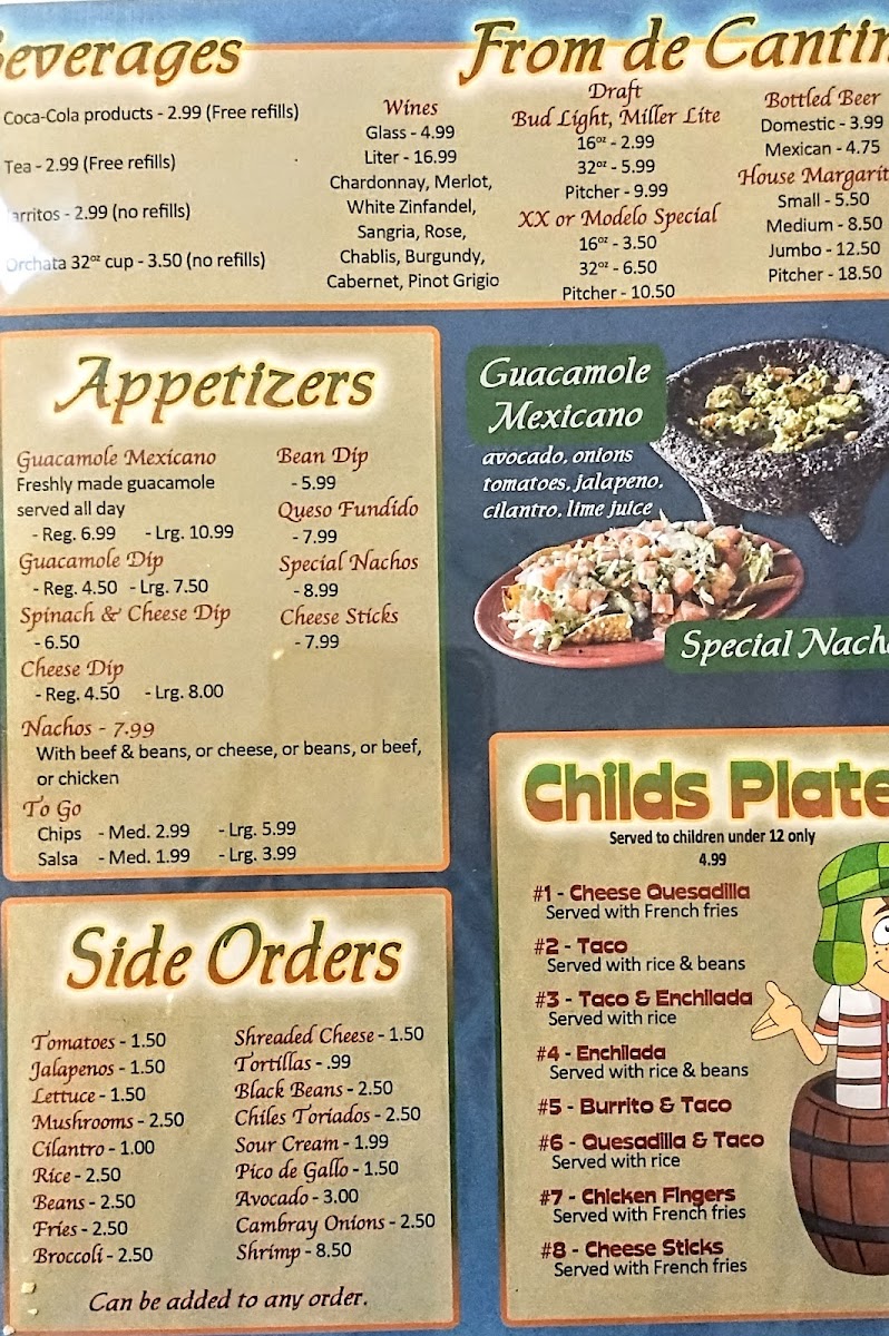 Chapala Mexican Restaurant Photo Menu 8