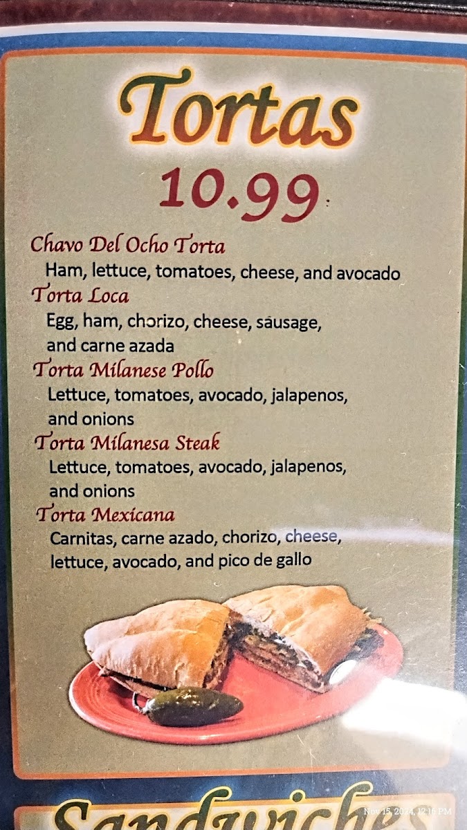 Chapala Mexican Restaurant Photo Menu 9