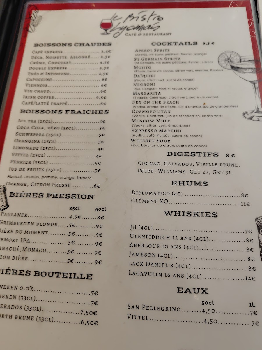 Bistro Lyonnais Photo Menu 1