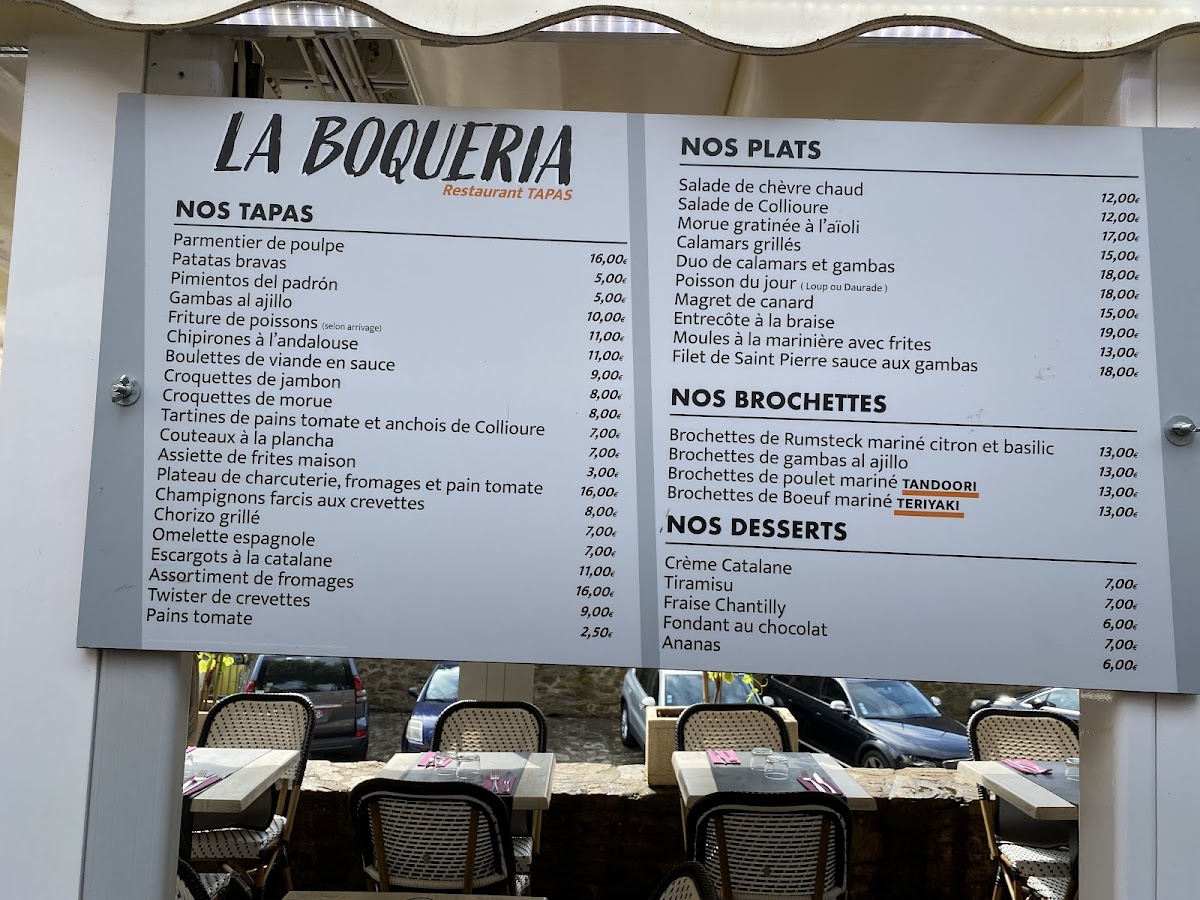 La Boqueria Photo Menu 6