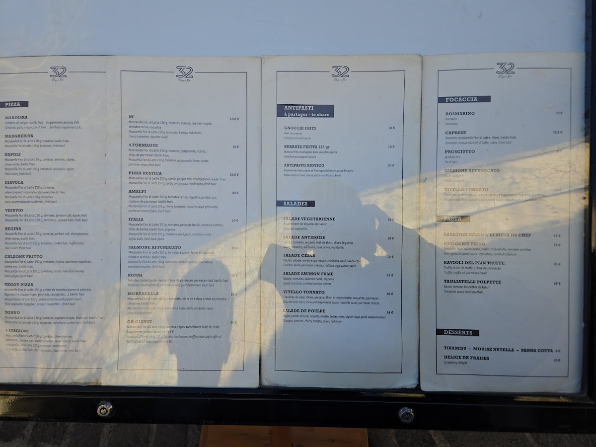32 Pizza & Bar Photo Menu 10