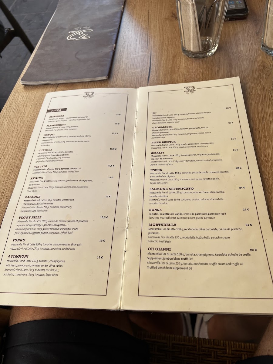 32 Pizza & Bar Photo Menu 8