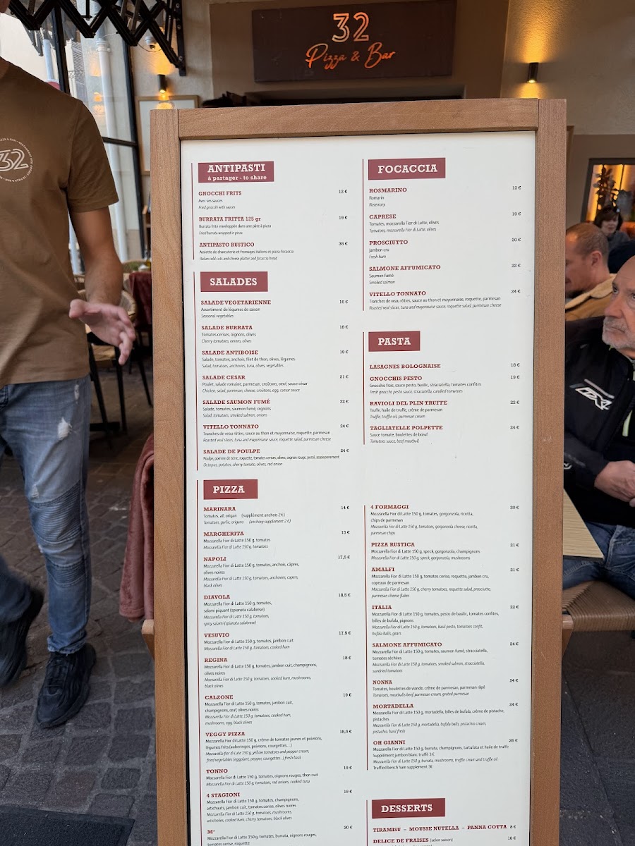 32 Pizza & Bar Photo Menu 9