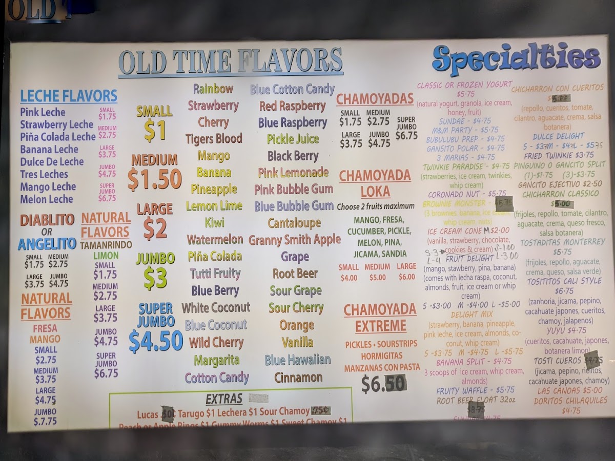 Snowball Express Edinburg Photo Menu 10