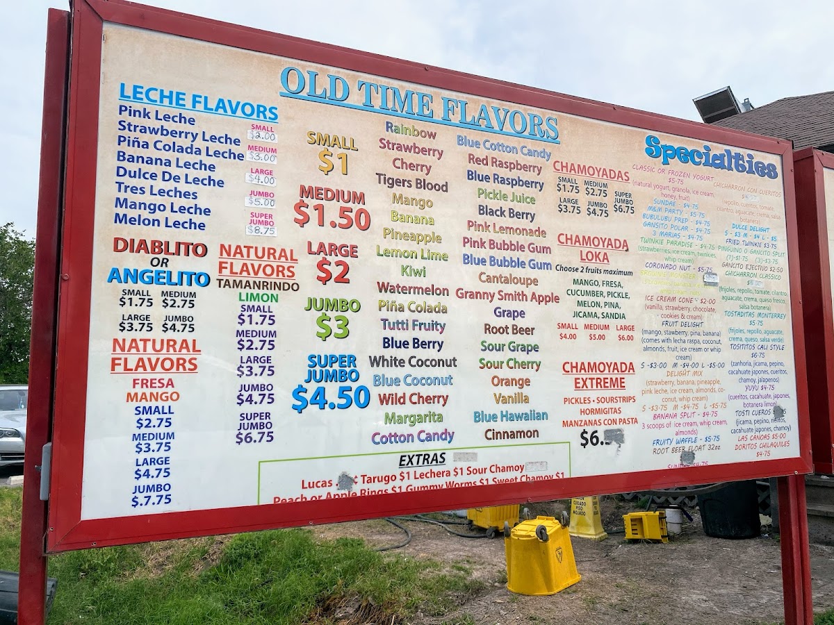 Snowball Express Edinburg Photo Menu 3