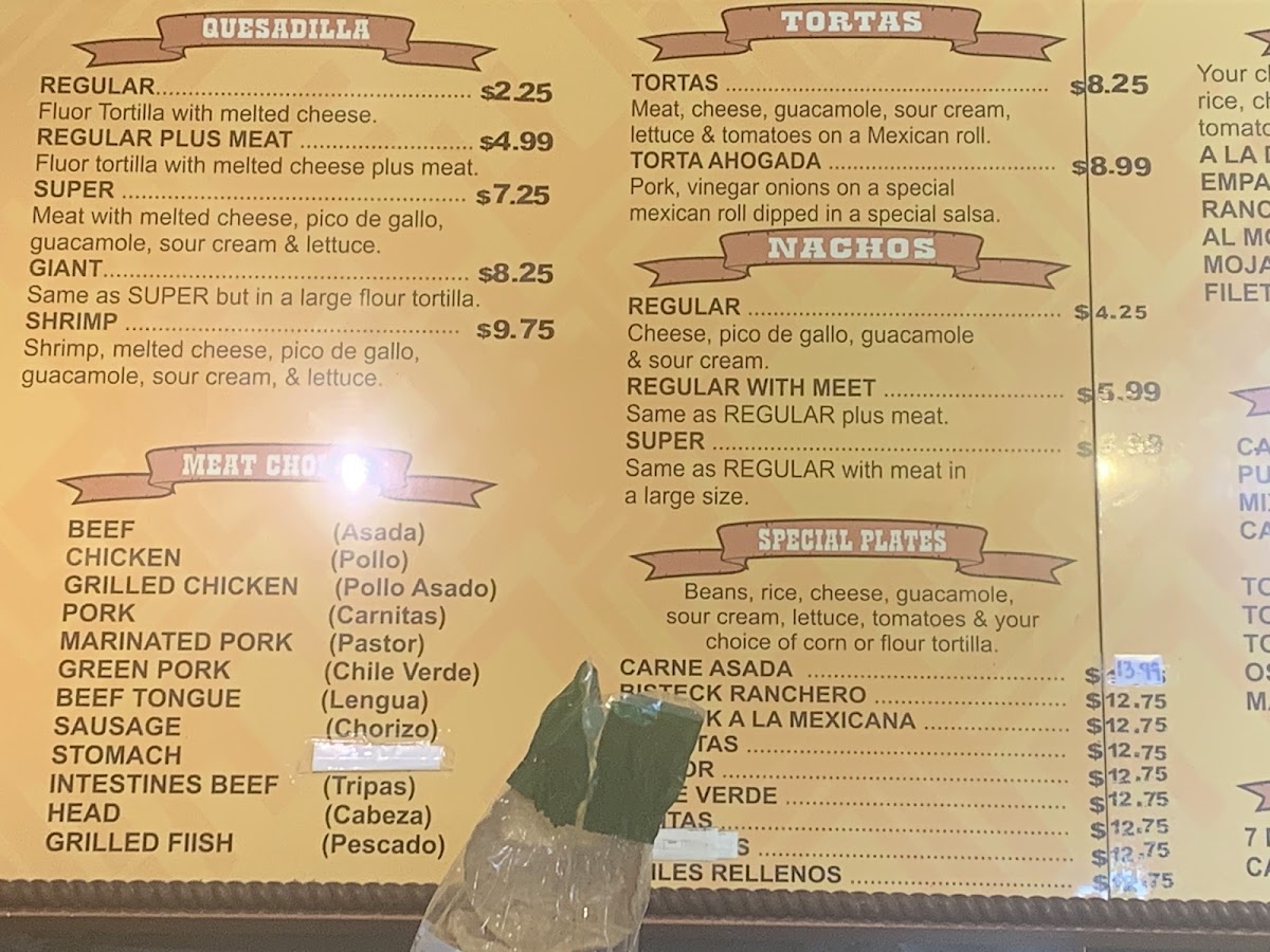 Los Charros Taquerria Photo Menu 10
