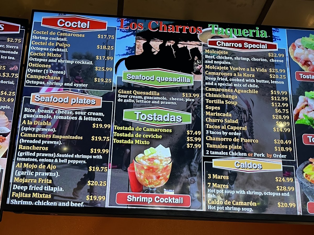 Los Charros Taquerria Photo Menu 6