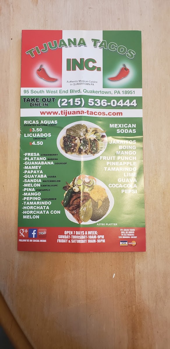 Tijuana Tacos Photo Menu 10