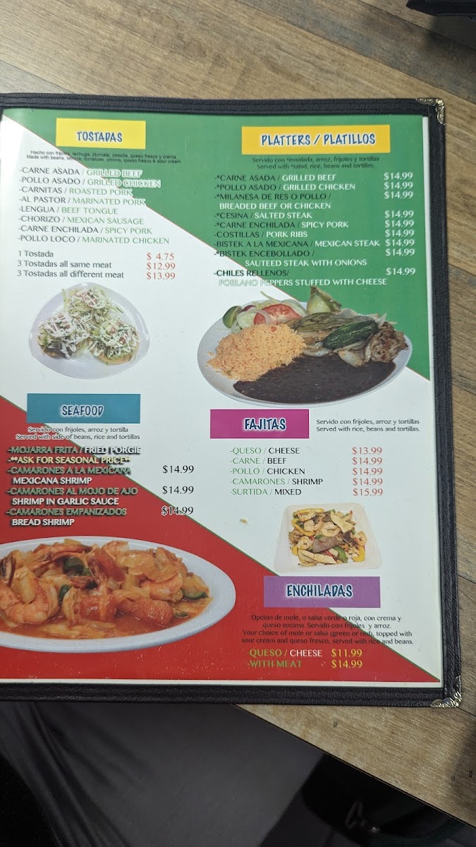 Tijuana Tacos Photo Menu 2