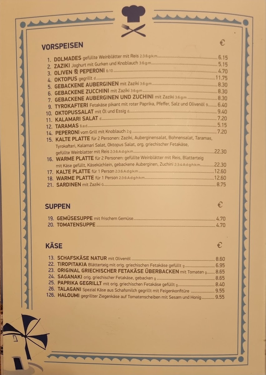 Mykonos Blu Weilheim Photo Menu 3