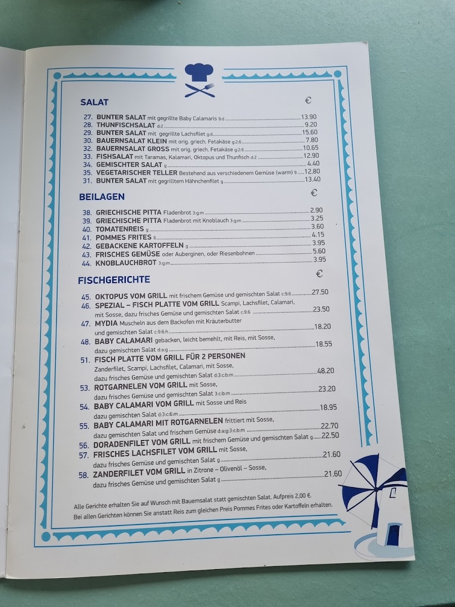 Mykonos Blu Weilheim Photo Menu 5