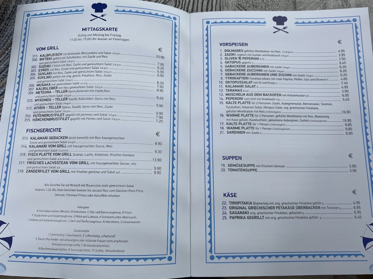 Mykonos Blu Weilheim Photo Menu 9
