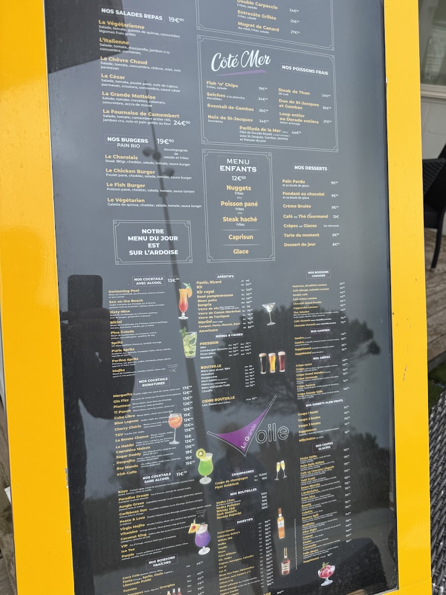 La Grande Voile Photo Menu 2