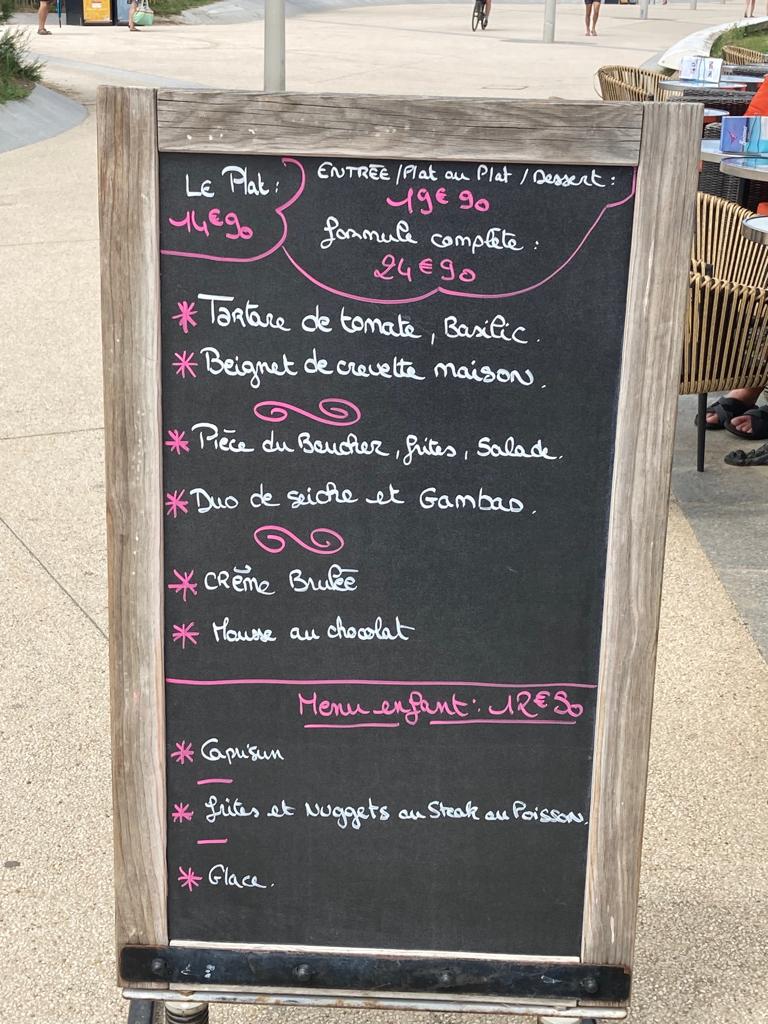 La Grande Voile Photo Menu 3